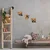 Wallity Zidna dekoracija Free Birds - 333, 25 x 3 x 23 cm, Crna