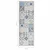 Vidaxl Kuhinjska talna preproga pralna mozaik 45x150 cm