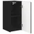 TV zidni ormar Zidne Crna 30 x 31 x 60 cm Konstruirano drvo