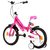 vidaXL Dječji bicikl 14 inča crno-ružičasti