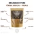 BrainMax Pure® Black Maca Powder, črna maca BIO, prah 200 g