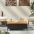 Vrtni stol crni 70 x 70 x 25 cm od ratana i bagremovog drva