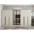 Hanah Home ormar sa reflektujućim staklom Nisa 20625, 360 cm, peščar