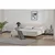 Livetastic OBLAZINJENA POSTELJA 180 cm  x 200 cm , les, kovina, tekstil naravne barve