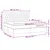 vidaXL Box spring postelja z vzmetnico LED temno rjava 200x200cm blago