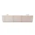 Atelier del Sofa Trosed Lora 108x65x303cm Svetlobraon
