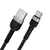 WOZINSKY Opleteni kabel USB-A – USB-C, 2,4 A, 1 m, črn