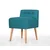 Atelier del Sofa Tabure Petrolej
