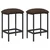 vidaXL Barski stol 2 pcs Taupe 40 x 32 x 74 cm Inženirski les