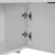 Nordure TV komoda, 180x45x32cm, Bela