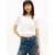 Tommy Jeans Pulover ESSENTIAL  bela
