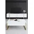 Hanah Home Set TV Komoda i klub sto Belo-Zlatni