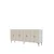 Hanah Home komoda Salkim 180, 180 cm, bela / travertin / srebrna