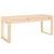 Vrtna klupa 110 x 38 x 45 cm od masivne borovine