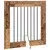 Vrata za pse s postoljem 2 pcs Staro drvo 80 x 80 cm