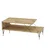 Hanah Home Klub sto Loire, 100x40x50 cm, Boje hrasta