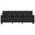 Vidaxl Trosed črn 180 cm blago