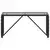 Vanjski stol Crna 80 x 40 x 40 cm PE Rattan i Staklo