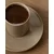 Madame Coco Set šolja za kafu sa tacnama Vela, 2 komada, 90ml, Bež