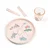 Done By Deer foodie celebration set za jelo, roze