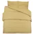 Set posteljine za poplun smeđesivi 200x220cm lagana mikrovlakna