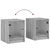 Noćni ormarić sa staklenim vratima boja hrasta 35 x 37 x 42 cm