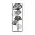 Wallity Zidna dekoracija Fig 2, 32x90x4cm, Antracit