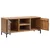 Vidaxl TV omarica rjava 110x35x48 cm trdna borovina