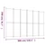 Vidaxl vidaXL 6-delni paravan, antracit, 300x200 cm, blago