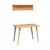 Hanah home Radni sto 80x74x60?cm Hrast