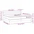 vidaXL Box spring postelja z vzmetnico temno rjav 200x200 cm blago