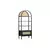 Hanah Home Polica 76x185x40cm Crna