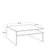 Hanah Home Klub sto Shp-640-Tt-1, 90x42x90 cm, Smeđi
