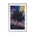 Plakat s paspartujem sijoča luna na nočnem nebu - 40x60 black