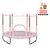 VEVOR Otroški trampolin 1545x121 cm roza
