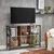 Songmics Knjigarna 6 prekatov 120x33x80 cm rjava