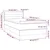 Vidaxl Box spring postelja z vzmetnico krem 90x200 cm blago