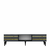 HANAH HOME TV polica Pelin Anthracite Gold