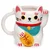 Puckator PKMUG381 Bela skodelica Maneki Neko