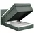 Carryhome POSTELJA BOXSPRING 120 cm x 200 cm , tekstil temno zelena