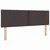 vidaXL vidaXL Postelja z vzmetnico Temno rjava 190 x 140 cm Poliester, (5000128090)