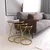 Hanah Home Rüya set stolića (umetnuti), zlatna/bronzana (3 kom)