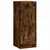 Visoka komoda dimljeni hrast 34,5x34x180cm konstruiranog drva