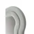 Hanah Home Podno ogledalo Mundo Oval, 65 cm x 170 cm, Krem