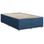 Vidaxl Box spring postelja z vzmetnico modra 120x190 cm blago