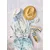 Decormat Vinilna preproga Gladek beton 100x150 cm