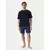 Tommy Hilfiger Pižama UM0UM03834 Mornarsko modra Regular Fit