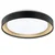 Brilliant - LED prigušiva plafonska lampa WALDO LED/24W/230V crna/zlatna + daljinski upravljač