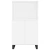 Visoka komoda bijela 60x36x110 cm od konstruiranog drva