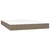 vidaXL Box spring postelja z vzmetnico taupe 140x200 cm blago